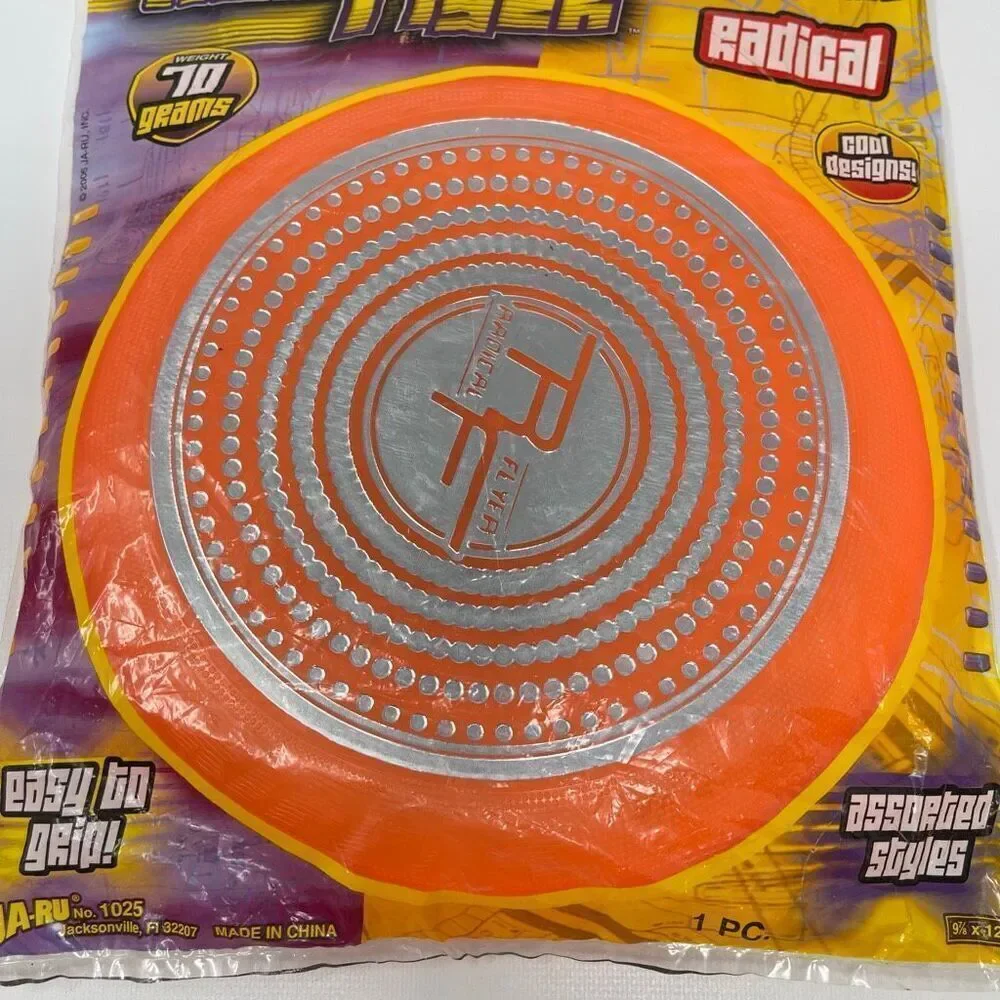 Rad Flyer Frisbee Flying Disc Rad Flyer Disc JA-RU 1025 Sealed NIP 2006 Vintage